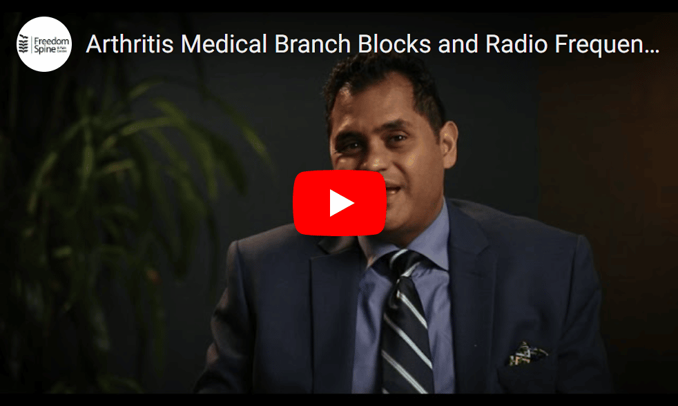 Arthritis - Medial Branch Blocks / Radiofrequency Ablation